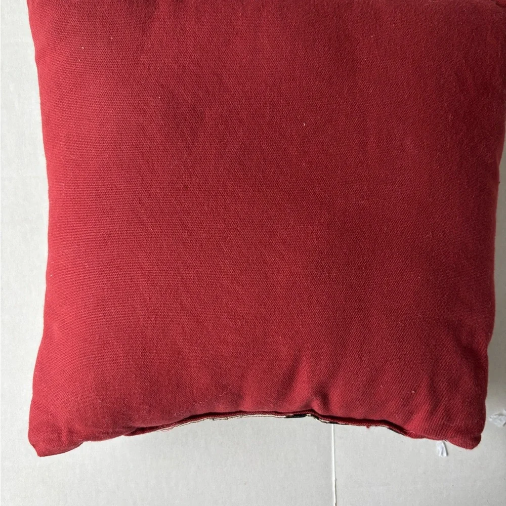 Festive Sleigh Ride Tapestry Pillow